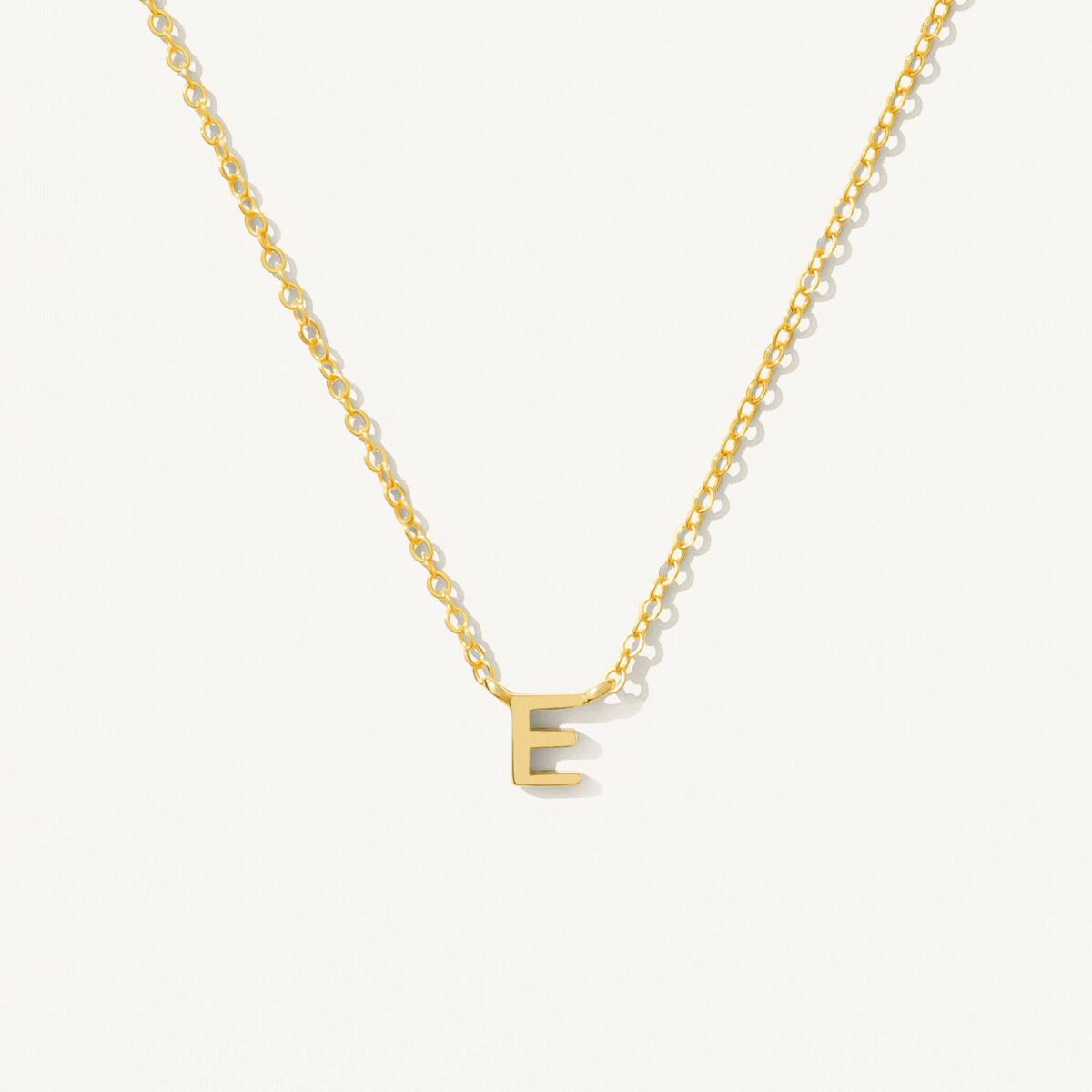 A B C D E F G H I J K L M N O P Q R S T U V W X Y Z Tiny Initial Necklace
