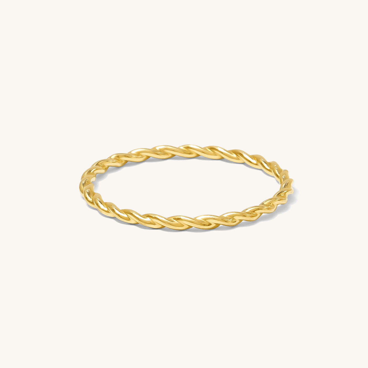 Dainty Twist Ring - 14k Gold | Simple & Dainty Jewelry