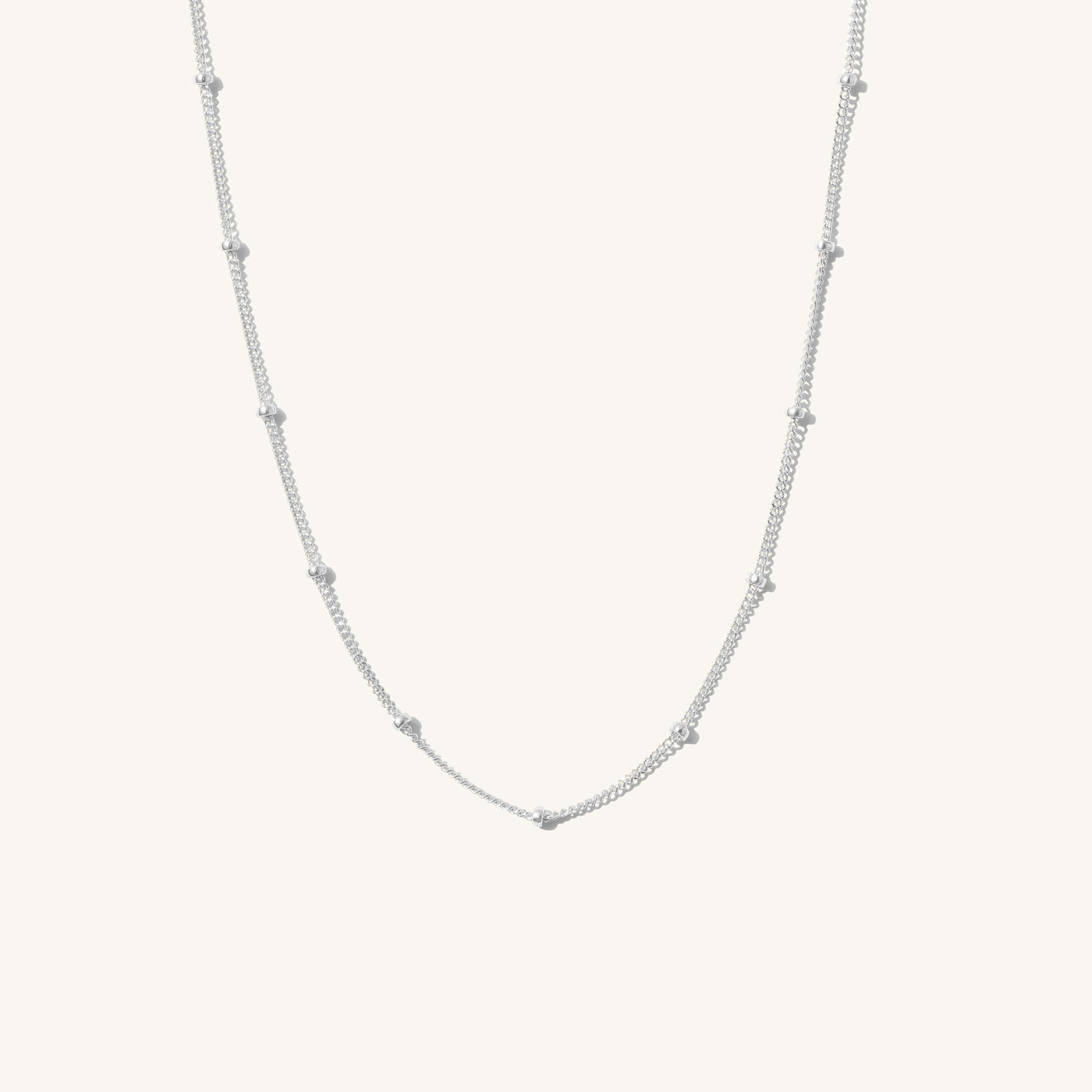 Dainty Satellite Chain Necklace | Simple & Dainty Jewelry